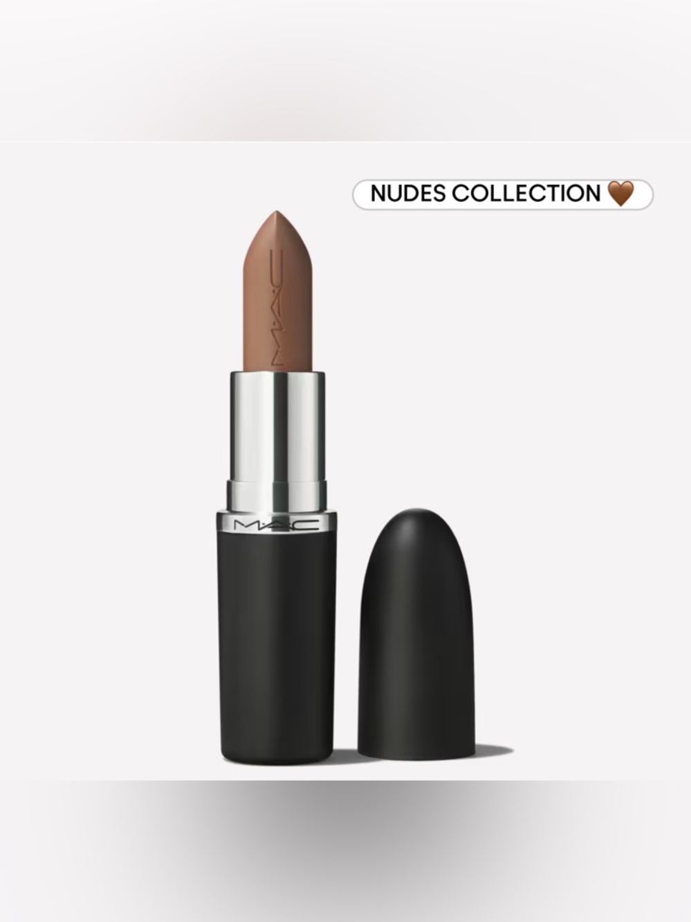 MAC Primal Sleek Satin Lipstick. Color Stone 838. New in box.